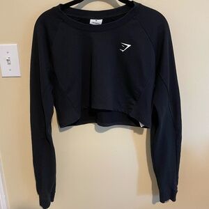 Womens Medium Gymshark Cropped Crewneck